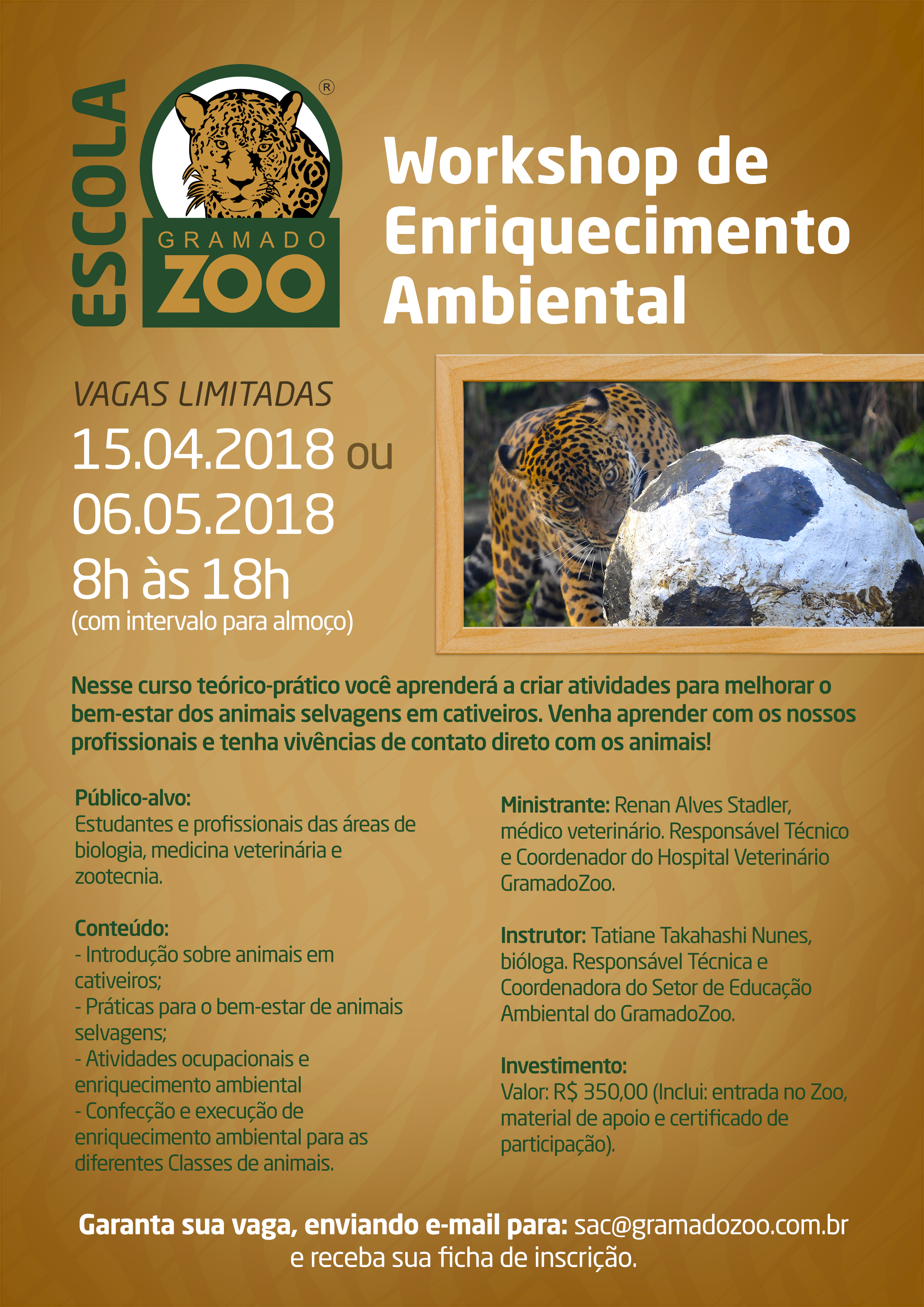 Cartaz workshop enriquecimento